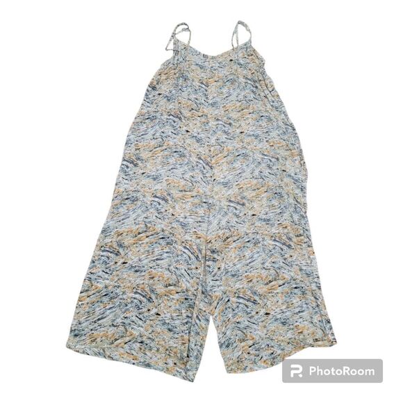Cost Plus World Market Pants - World Market Loos Fit Multicolor  Baggy Romper Boho Spaghetti Straps Size S/M